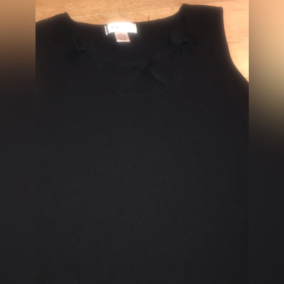 K-I-K-I-T Maurice Sasson tank with cross cross front and bows Size XL - Picture 4 of 4